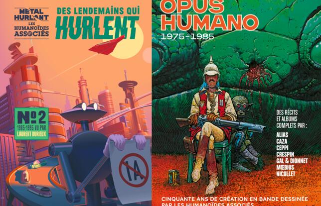 Couverture Des lendemains qui hurlent n°2 et couverture Opus Humano n°1