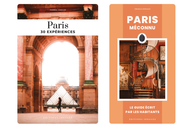 Guides de voyage parisien des éditions Jonglez