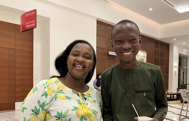 Mutesi Gasana, Ubuntu Publishers (Rwanda) et Simon de Saint Dzokotoe, Salon du Livre de Jeunesse de Lomé