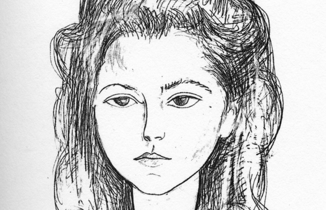 Madeleine Riffaud dessinée par Pablo Piccaso