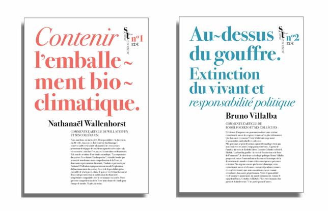 Les deux premiers ouvrages de la collection Système Terre chez Actes Sud