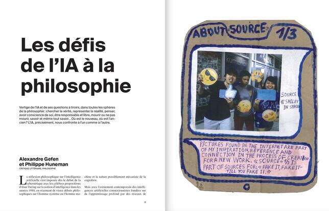 Double page du magazine AOC