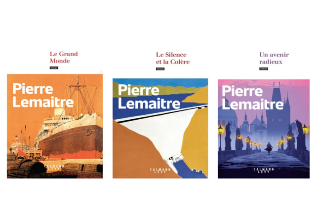 Les trois premiers titres de la tétralogie Les Années Glorieuses de Pierre Lemaitre