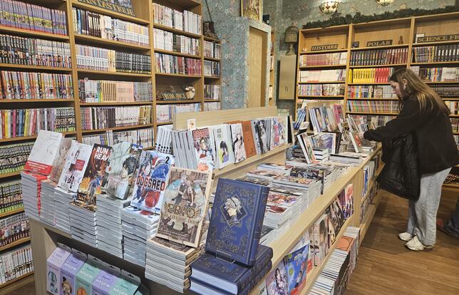 La table des nouveautés de la librairie Le Renard Doré