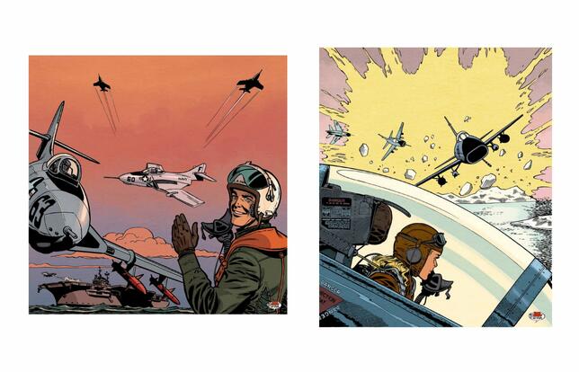 Buck Danny Art Strips