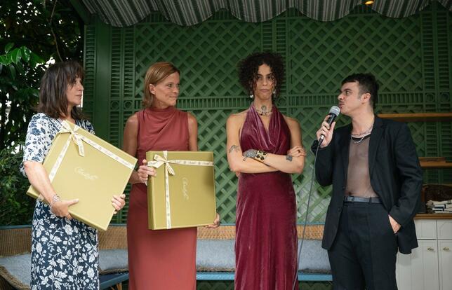 Janis Sahraoui et Tal Madesta lors de la remise du prix Témoignage Galatée