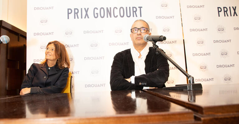 Kamel Daoud le 4 novembre 2024 lors de la remise du prix Goncourt