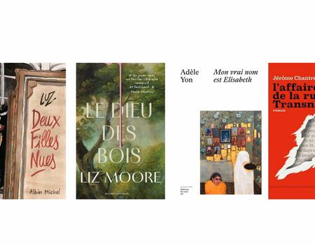Deux filles nues de Luz (Albin Michel), Le Dieu des bois de Liz Moore (Buchet-Chastel), Mon vrai nom est Elisabeth de Adèle Yon (Éditions du Sous-Sol) et L’Affaire de la rue Transnonain de Jérôme Chantreau (La Tribu)