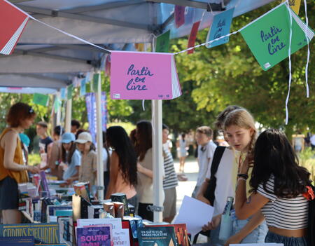 Stand librairie du Livrodrome de Chalon-sur-Saône