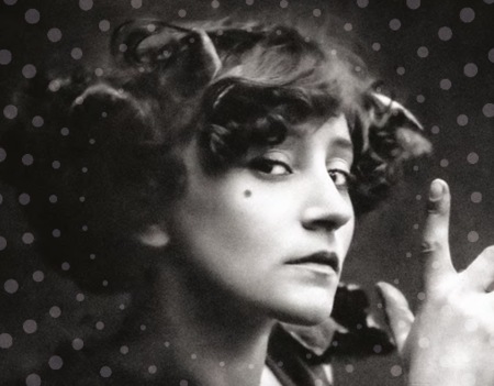 Affiche de l'exposition Les mondes de Colette à la BnF