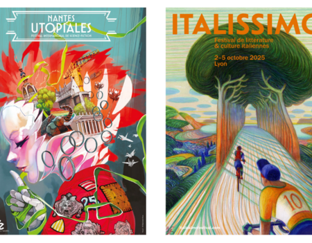 Affiches des Utopiales et Italissimo pour octobre 2025