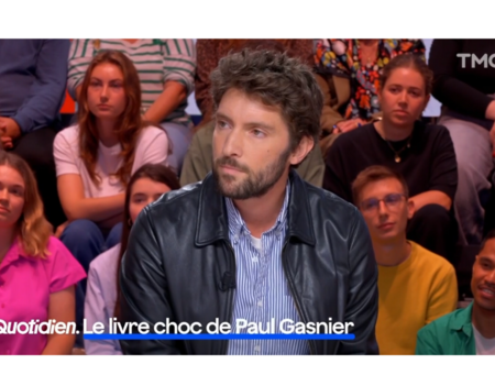 Paul Gasnier, le 4 septembre 2025 sur le plateau "Quotidien", sur TMC