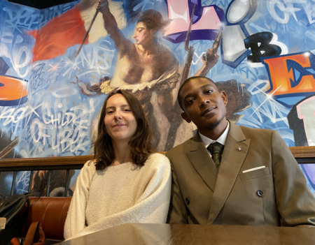 Steve Aganze et Emma Lormant
