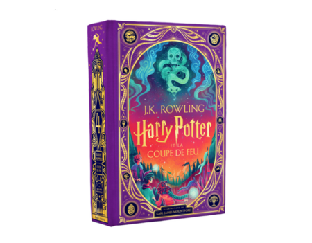 Couverture d'Harry Potter et la coupe de feu, illustré par Karl James Mountford