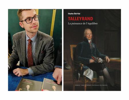 Charles-Éloi Vial, lauréat du prix du Livre Talleyrand 2025