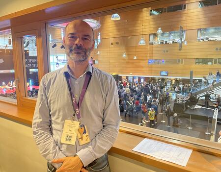 Roland Lehoucq, président de l'association du festival des Utopiales