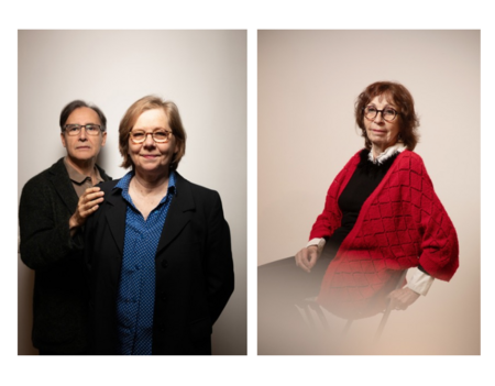 Bernardo Toro et Florence Didier-Lambert, cofondateurs de la revue Rue Saint Ambroise (à gauhe) et Martine Malinski, gérante et éditrice des éditions TriArtis