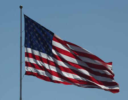 Le drapeau américain