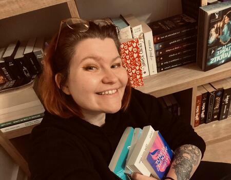 Émeline Dony, fondatrice de la librairie Les Contemplations, à Pont-à-Mousson