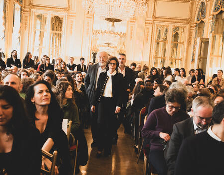 La ministre de la Culture Rachida Dati lors de la présentation du festival du livre de Paris 2026