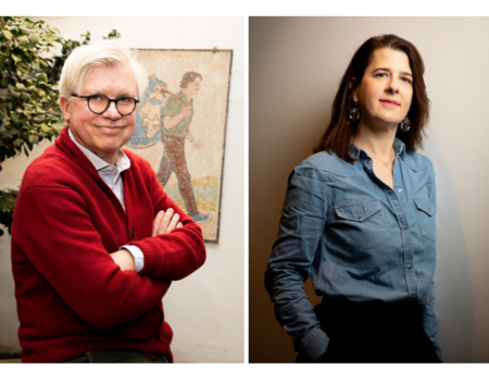 Philippe Gloaguen, fondateur du Routard, et Sidonie Chollet, directrice de Hachette Tourisme