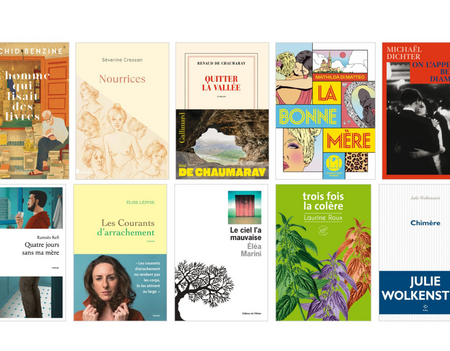 La sélection de la catégorie roman fançais du prix des librairies 2026