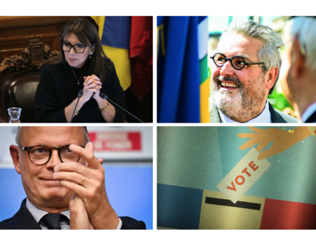 Anne Hidalgo, Olivier Bianchi et Édouard Philippe