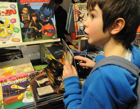 Un jeune lecteur