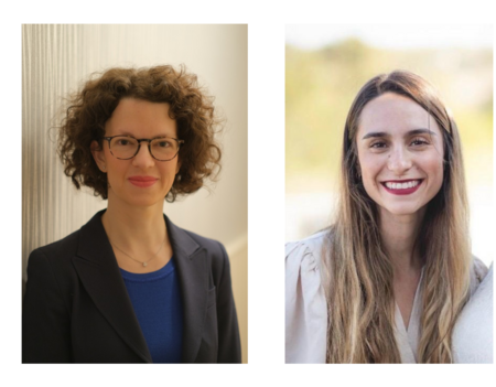 Marie-Anne Jost-Kotik, directrice éditoriale des Éditions First (à gauche), et Cyrielle Londero, responsable éditoriale et à la tête du projet Bookstream (à droite)