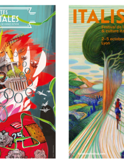 Affiches des Utopiales et Italissimo pour octobre 2025
