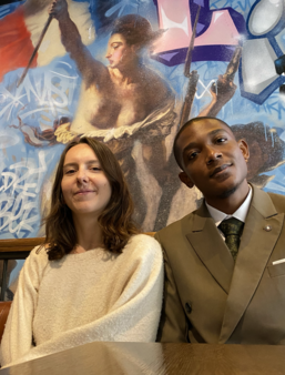 Steve Aganze et Emma Lormant