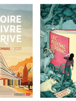 Affiches 2025 de la Foire de Brive et des Littératures européennes de Cognac