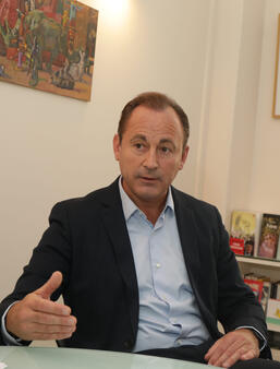 Louis Delas, directeur général de L’École des Loisirs