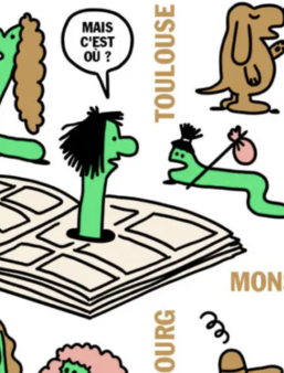 Affiche de la Fête interconnectée de la BD, évènement organisé par le collectif Girlxcott