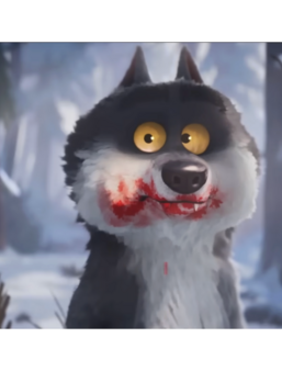 Capture d'écran du spot publicitaire "Intermarché, conte de Noël"