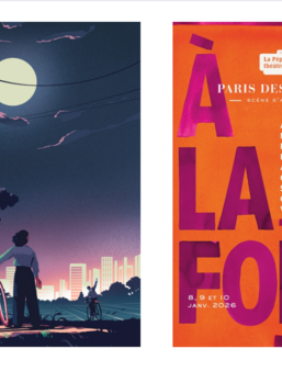 Les affiches de janvier 2026 des festivals Nuits de la lecture et Paris des femmes