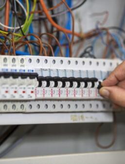 Coupure de courant sur un tableau éléctrique