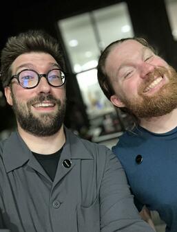 Deux connards dans un bibliobus