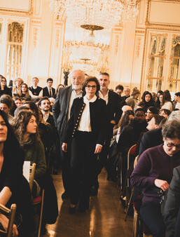 La ministre de la Culture Rachida Dati lors de la présentation du festival du livre de Paris 2026