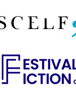 Les logos de la SCELF et du Festival de la Fiction de La Rochelle, partenaires du nouveau Café de la Fiction consacré à l'adaptation littéraire