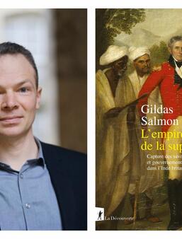 Gildas Salmon et couverture du livre L'empire de la supervision (La Découverte)