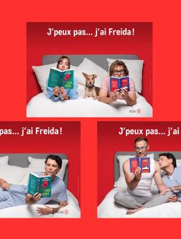 Nouvelle campagne promotionnel chez J'ai Lu : J'peux pas...J'ai Freida !