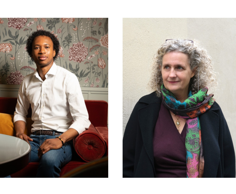 Abibou Diouf, lauréat du prix du Premier Roman, et Tiffany Tavernier, lauréate du prix de la Rentrée, distingués par La Forêt des Livres 2026