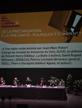 Conférence aux Assises nationales de l'édition indépendante à Bordeaux