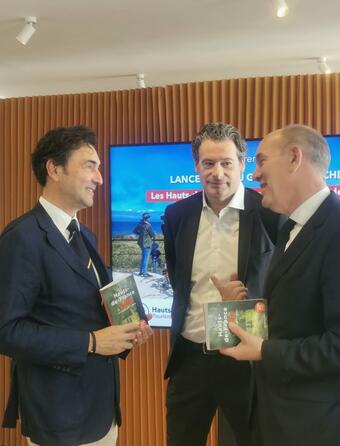 (de gauche à droite) Philippe Orain, Jean-Philippe Gold et Daniel Fasquelle 