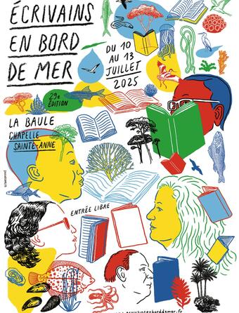 Affiche de la 29e édition, annulée, d'Écrivains en bord de mer