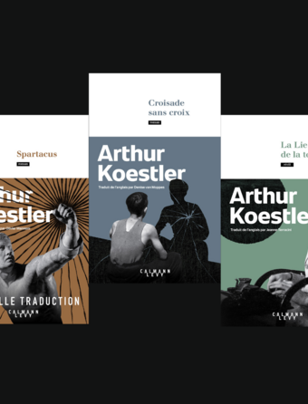 Couvertures des rééditions d'Arthur Koestler
