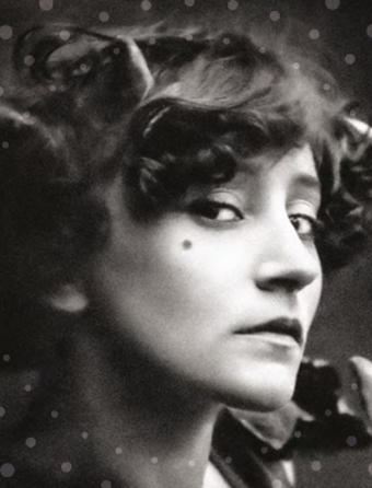 Affiche de l'exposition Les mondes de Colette à la BnF