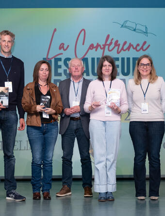 Lauréate et finalistes du prix des Plumes francophones 2025 
