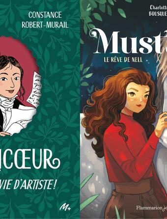 Marie-Aude Murail et Constance Robert-Murail, pour Francœur, à nous la vie d'artiste ! (L'École des loisirs) et Charlotte Bousquet pour Mustang (Flammarion jeunesse) 